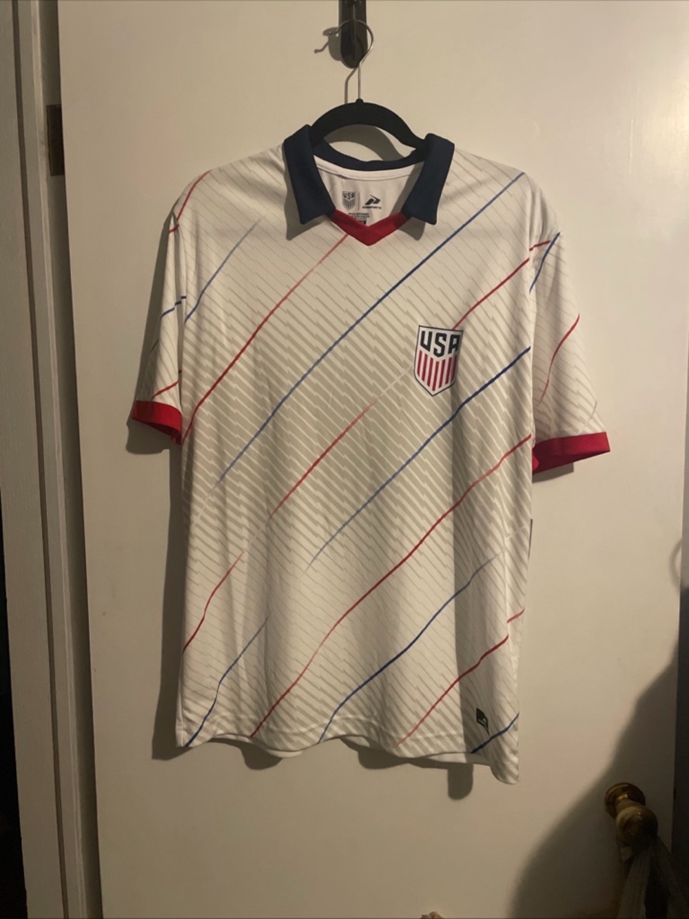 U.S. Soccer Federation Large USMNT Game Day Soccer Jersey T-Shirt ICON Sport NWT